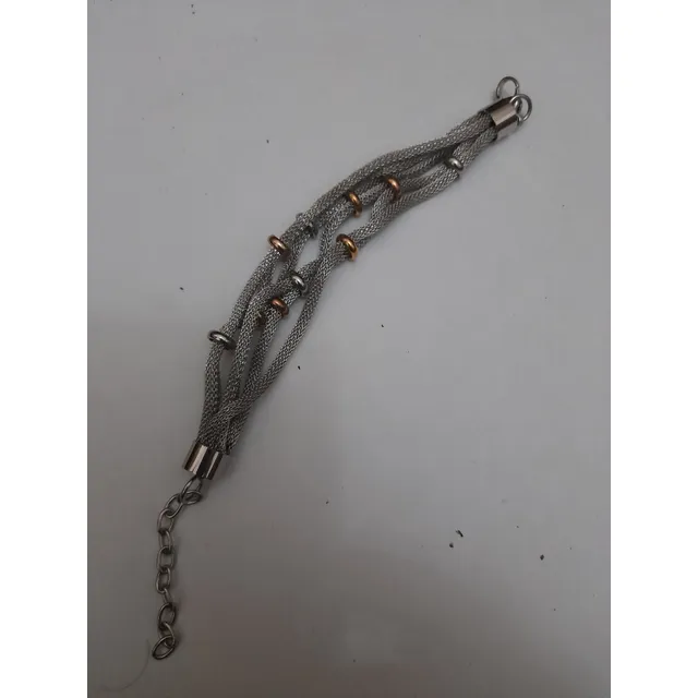 Plucera Para Dama De Acero Inoxidable Tejida 