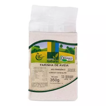 Coopernatural Aveia Em Flocos Finos Orgânico 350g