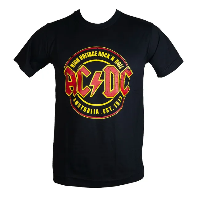 Ac / Dc Remera Algodon High Voltage Rock Heavy Metal