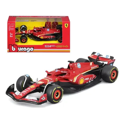 Bburago 1:64 Scale Race Formula Ferrari Sf-25 (2025) Diecast