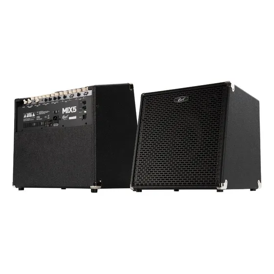 Amplificador Guitarra Bajo Teclado Bateria O Voces Cort Mix5 Color Negro
