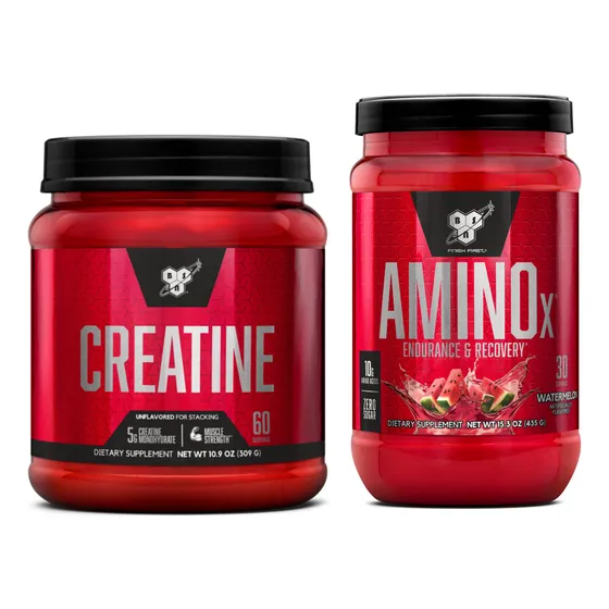 Combo Bsn Creatina 309gr + Amino X Aminoácidos 435gr Bcaa