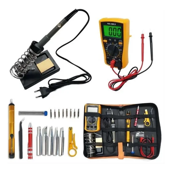 Kit De Soldadura Cautín 60w + Multímetro Digital