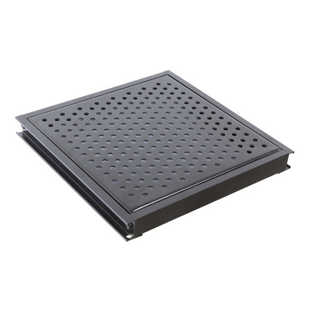 Grelha Ralo Linear Perfurada Inox Preta 10x10cm Água Pluvial Grelha Ralo Linear Perfurada Inox Preta 10x10cm Água Pluvial