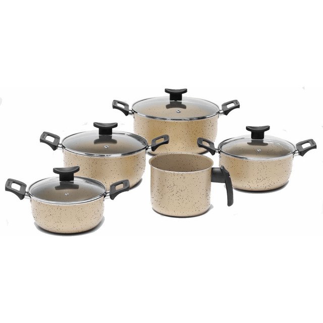 Conjunto D Panela Caçarola Antiaderente Teflon Tampa D Vidro Conjunto D Panela Caçarola Antiaderente Teflon Tampa D Vidro
