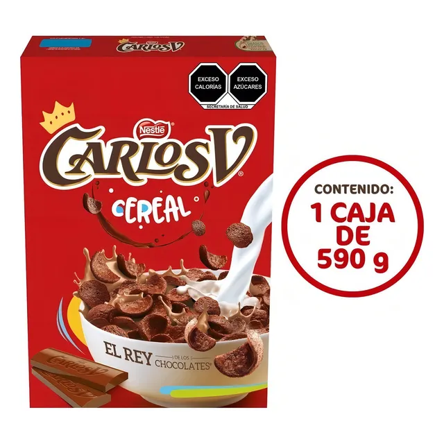 Cereal Nestlé Carlos V Sabor a Chocolate 590g