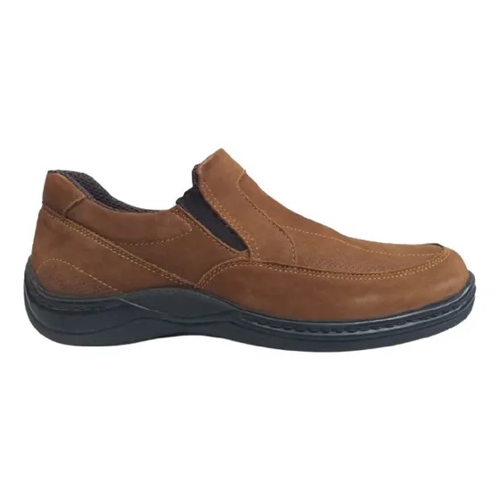 Mocasines Mega 1254 Hombre Cuero Casual