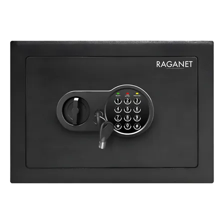 Caja Fuerte Electrónica Digital Mediana Con Llave Emergencia Negro Caja Fuerte Electrónica Digital Mediana Con Llave Emergencia Negro