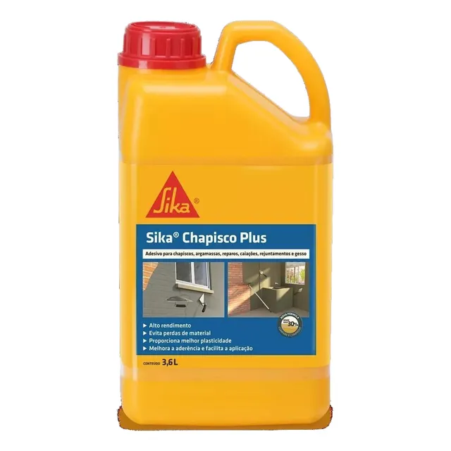 Impermeabilizante Sika Chapisco Plus 3,6 Litros Diversos