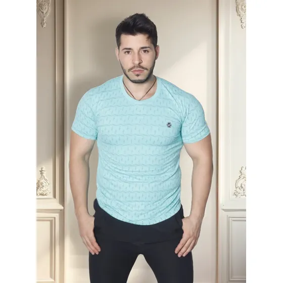 Pack De 2 Poleras Modelo Lineas Y Pluma De Hombre 