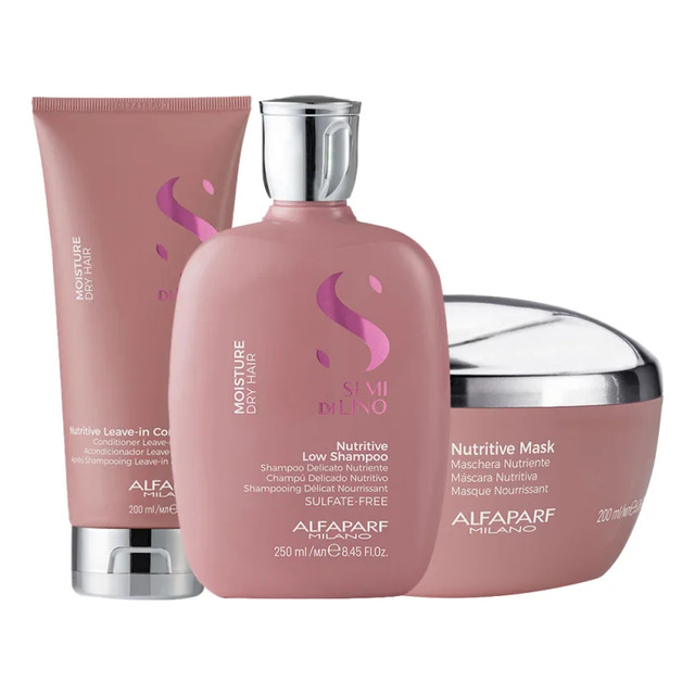 Shampoo Condicionador E Máscara Moisture - Alfaparf Shampoo Condicionador E Máscara Moisture - Alfaparf