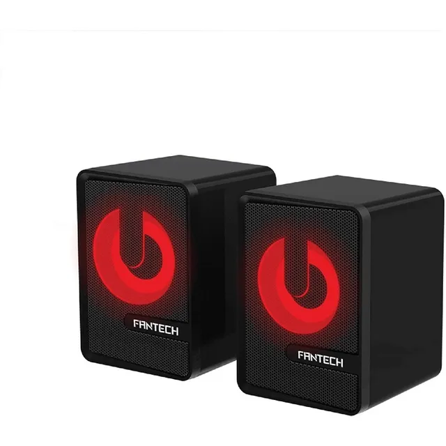 Parlante Usb Gs-203 Bk Fantech Beat Efecto Rgb Y Graves Ev
