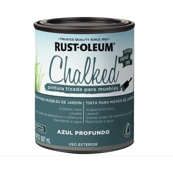 Pintura Brochable Rust-oleum Para Uso Exterior Azul Profundo