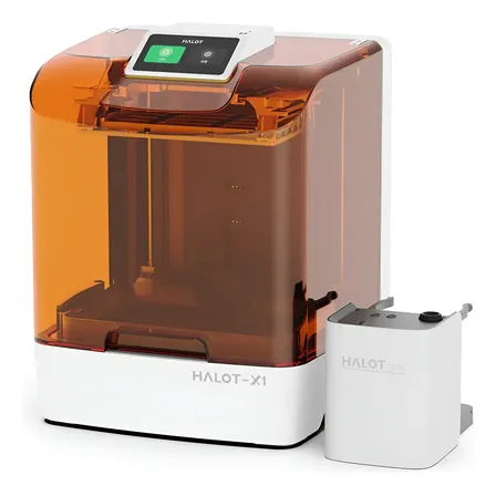 Impressora Creality Halot-x1 Combo Resina P/ Tamanho Grande Laranja