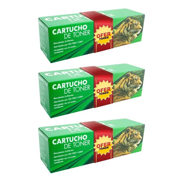 3 Pza Cf283a Cartucho Generico Compatible Con M125rnw