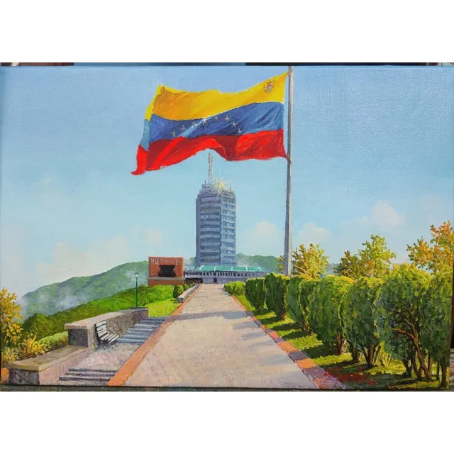Pintura Al Óleo Desde Y Hacía El Humboldt Caracas Venezuela