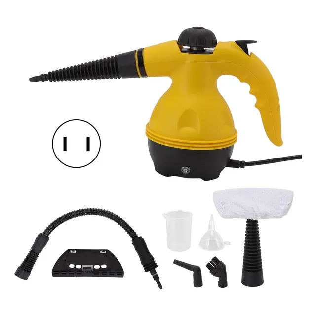 Limpiador De Vapor De Mano Portátil De 1000w Con Accesorios