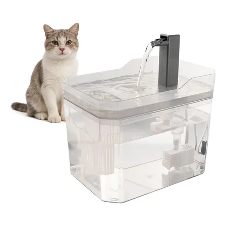 Bebedouro Água Automático Usb Para Gatos E Cães 1,5l Portáti 127/220v Branco