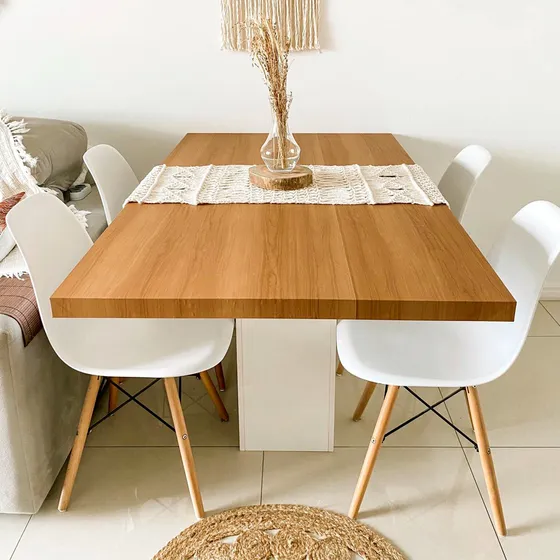 Adesivo Para Mesa Texturizado Madeira Carvalho 2m X 1,22m Cor Carvalho Peroba