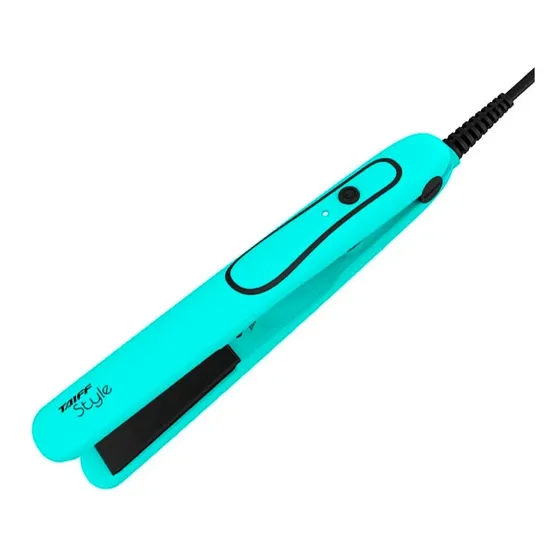 Prancha chapa Taiff style 210ºc azul e preto 127/220v 127/220v