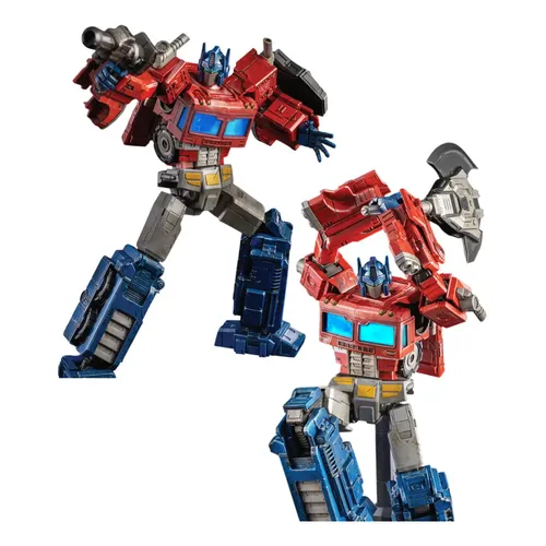 Boneco Transformers Threezero Optimus Prime Bumblebee Dlx