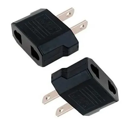 Adaptador Conector Enchufe Europeo Americano 20 Unidades