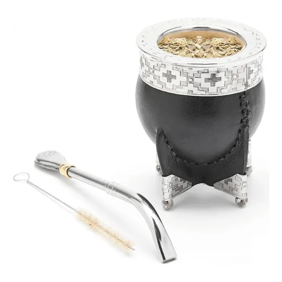 Taza Te Calabaza Natural Tradicional Mate Original 1 I