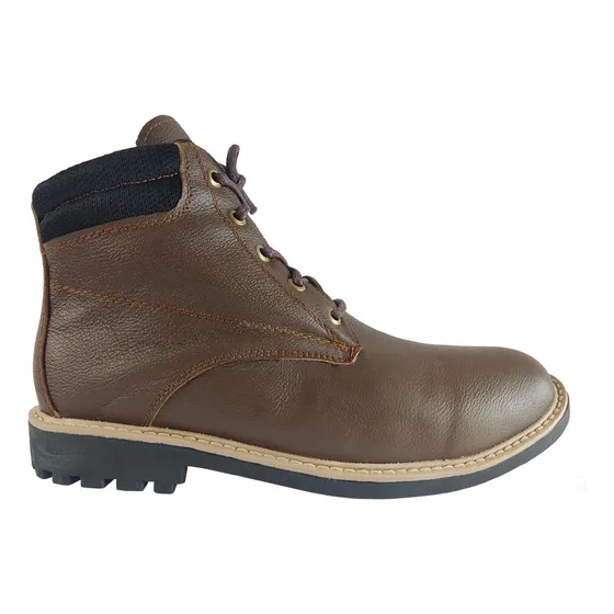 Botín Bota Casual De Piel Comodo Ligero Antiderrapante