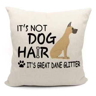 No Es Pelo De Perro, Es Una Funda De Almohada Con Purpurina No Es Pelo De Perro, Es Una Funda De Almohada Con Purpurina
