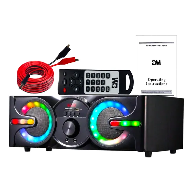 Minicomponente Dm-h3007 Multimedia Speaker, Sonido 3d, Rgba