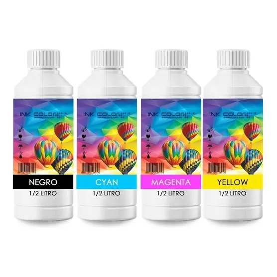 4 Tintas 500ml Genéricas Para Canon  Gi190 G2110 G3110 G4110