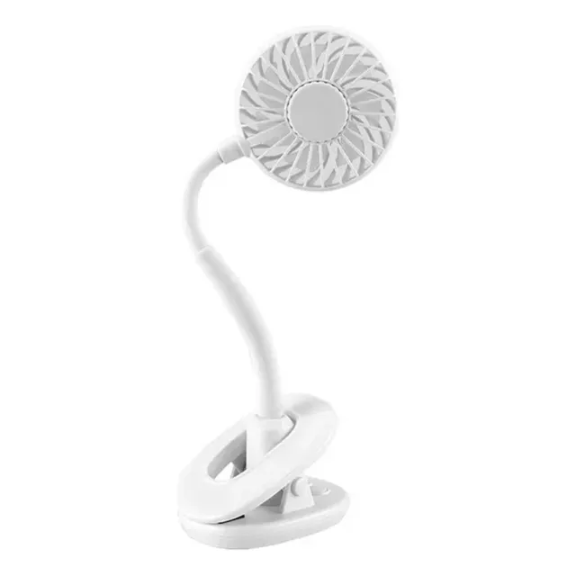 Mini Ventilador Recargable Usb Escritorio Con Pinza Clip