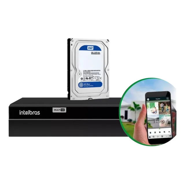 Dvr Mhdx 1304 Intelbras Sensor De Presença Para Cameras 2tb