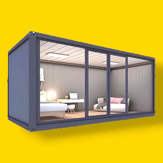 Moderna Casa Movil Prefabricada 20 Pie Una Contenedor Diseño