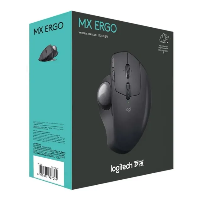 Mouse Ergonómico Inalámbrico Logitech Mx Ergo Angulo 0 A 20°