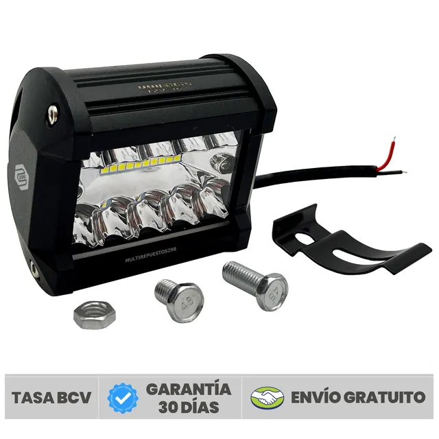 Faro Led Rústico Luz Blanca Brillante Alta Potencia Carro