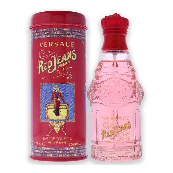 Red Jeans De Versace Para Mujer, 73 Ml, En Aerosol Edt