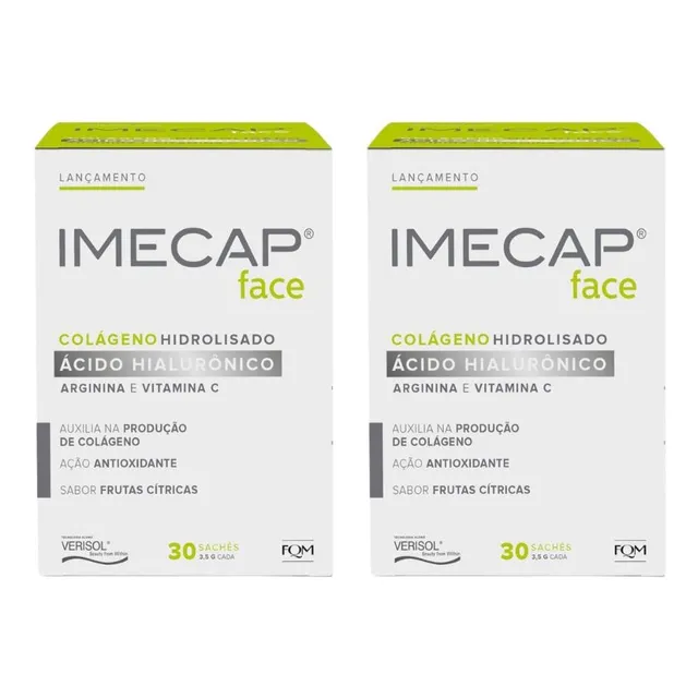 Kit Imecap Face 30 Sachês Com 2 Uni 3,5g Cada