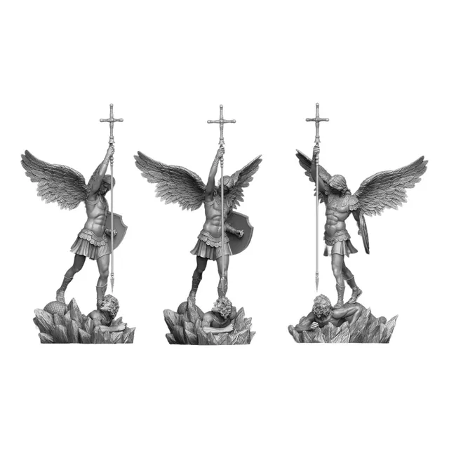 Escultura San Miguel Arcangel Venezuela  Impreso 3d