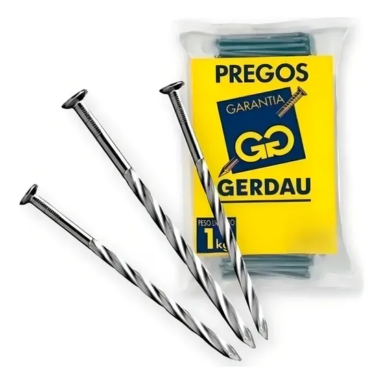 Prego Ardox Com Cabeça 19x36 Gerdau 1kg