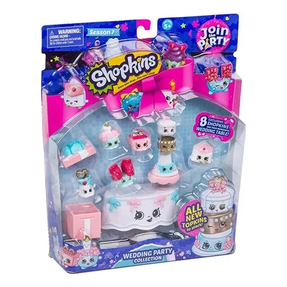 Shopkins 8 Shopkins Exclusivos Y Su Maravillosa Mesa De Boda