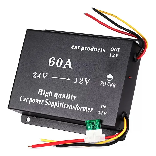 Convertidor De Voltaje 24v A 12v 60a Transformador