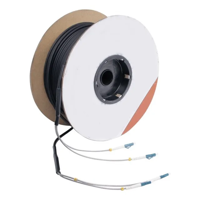 100 Metros De Fibra Optica Monomodo Con Conectores Lc-lc
