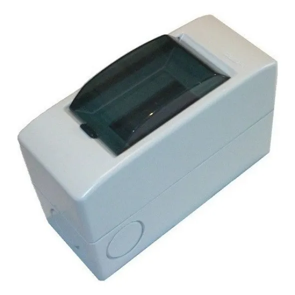 Caja Para Termica 2 Modulos Con Tapa Transparente 