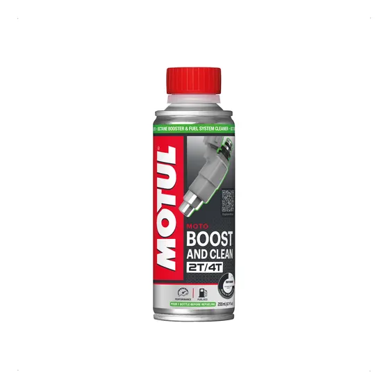 Aditivo Boost And Clean Motul 200ml Melhor Octanagem Limpeza