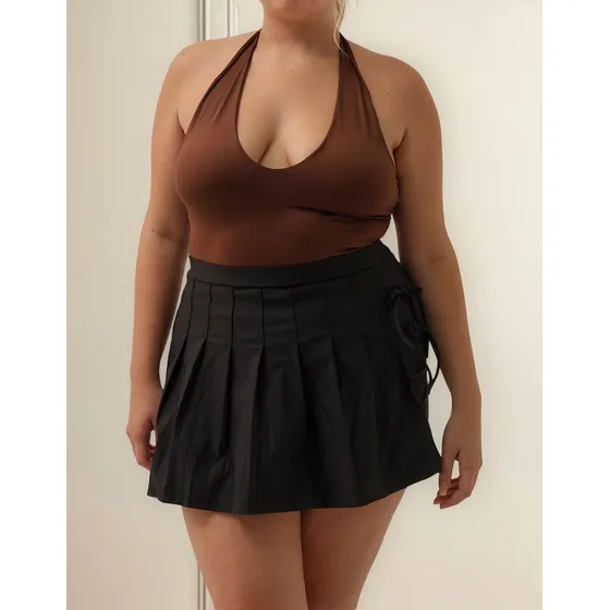 Short Pollera Tableada Azura Mujer Naif