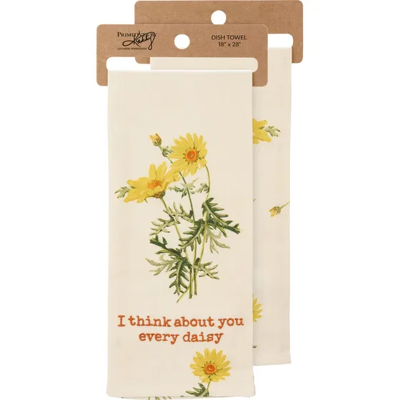 Primitive By Kathy I Think About You Every Daisy Toalla