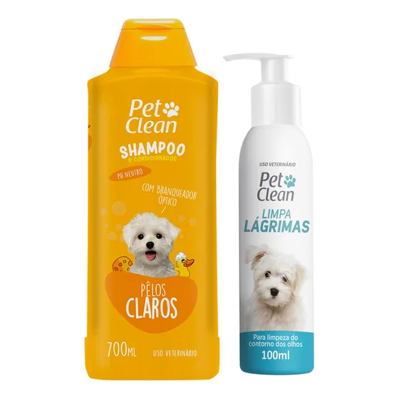 Kit Banho E Tosa Shampoo 700ml + Limpeza De Lagrima 100ml
