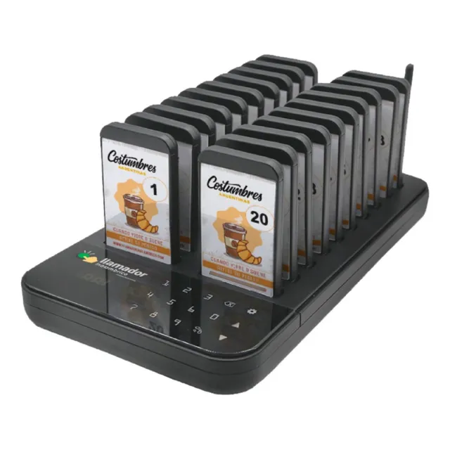 Localizador De Clientes, Esperas De Pedidos Y Turnos X 20