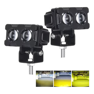 Faros De Lupa Doble Color Spot Luz Universal 28000 Lúmenes Faros De Lupa Doble Color Spot Luz Universal 28000 Lúmenes
